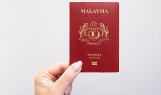 Front cover of Malaysian passport