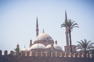 View of the Muhammad Ali Mosque in Cairo