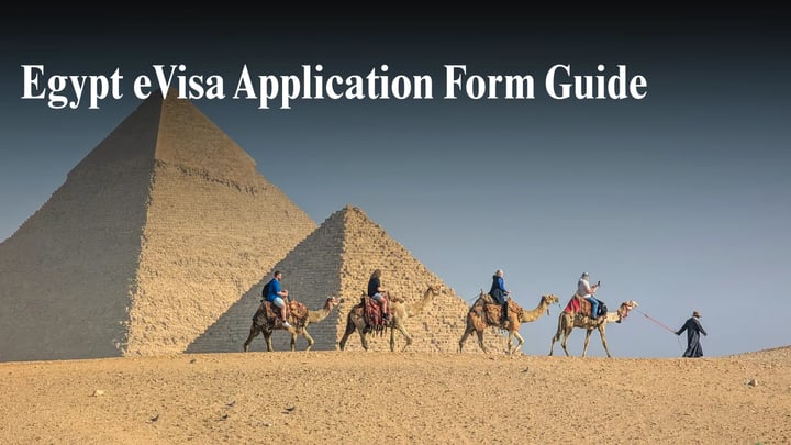 Egypt eVisa Application Form Guide