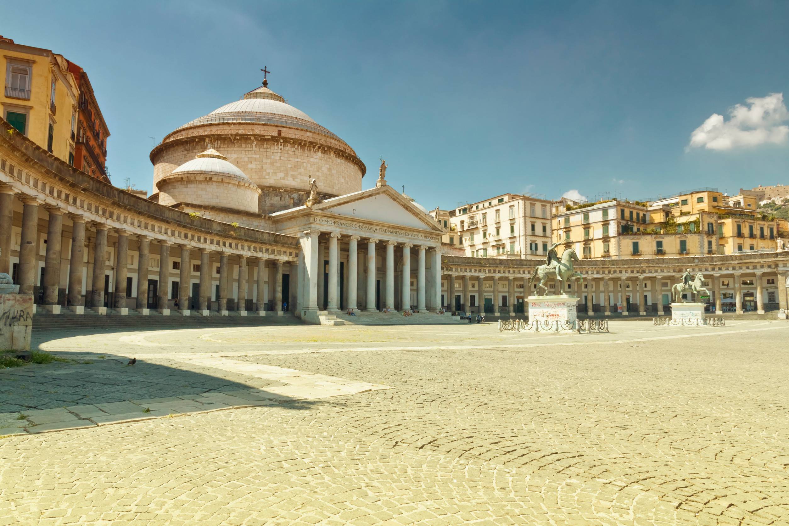https egypt eta com images a beautiful view of piazza del plebiscito in naples italy