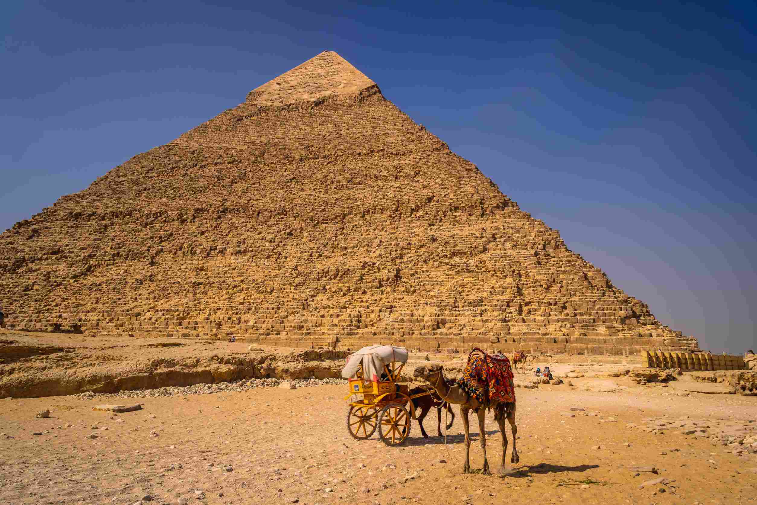 https egypt eta com images a camel sitting on the pyramid of khafre the pyramids of giza the oldest funerary monument