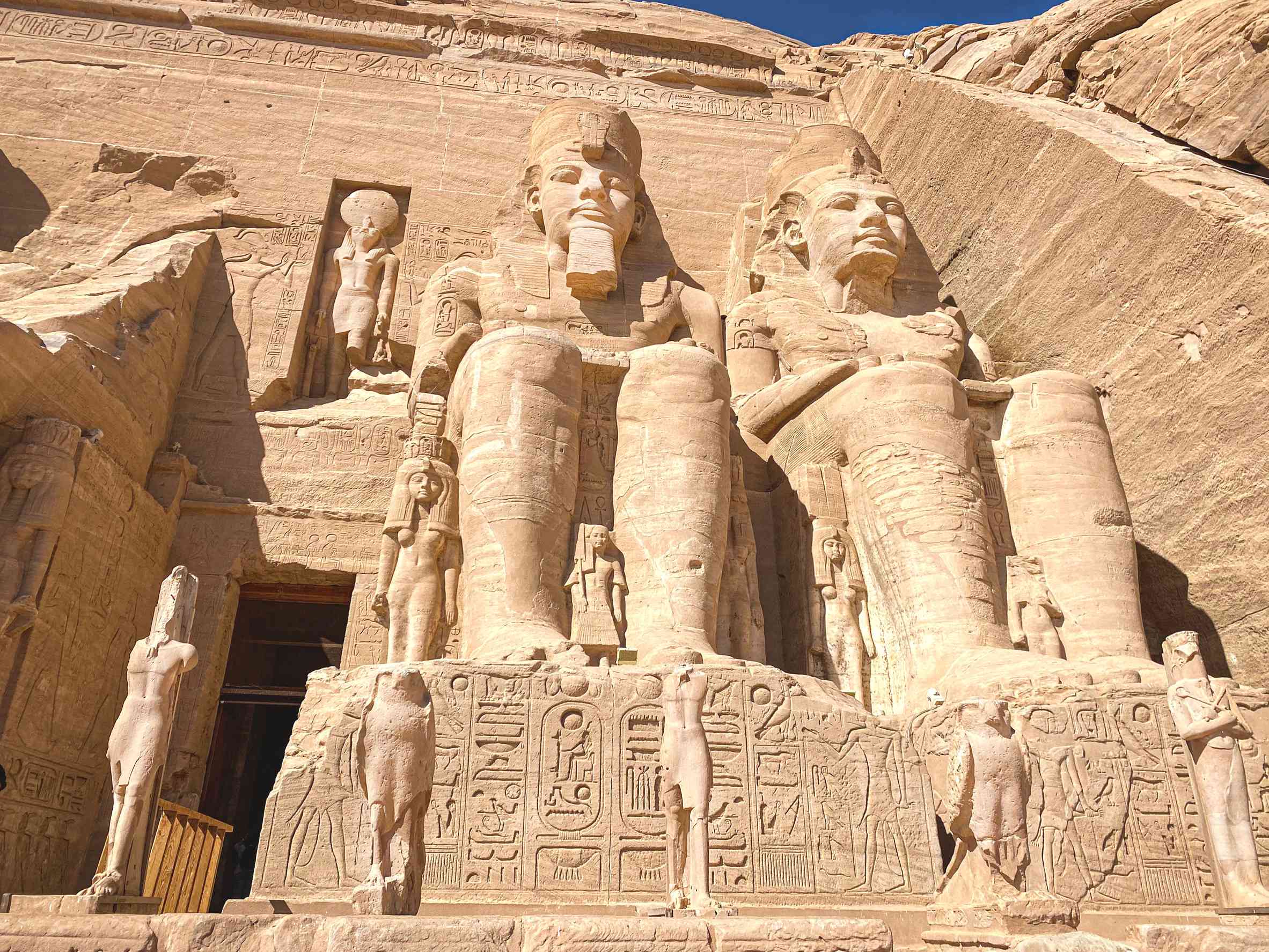 Ancient statues at Abu Simbel