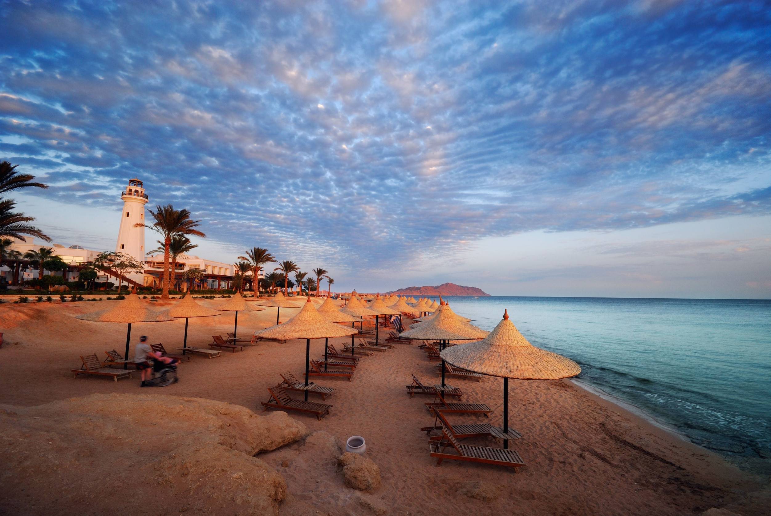 Beach in Sharm El-Sheikh Beach in Sharm El-Sheikh