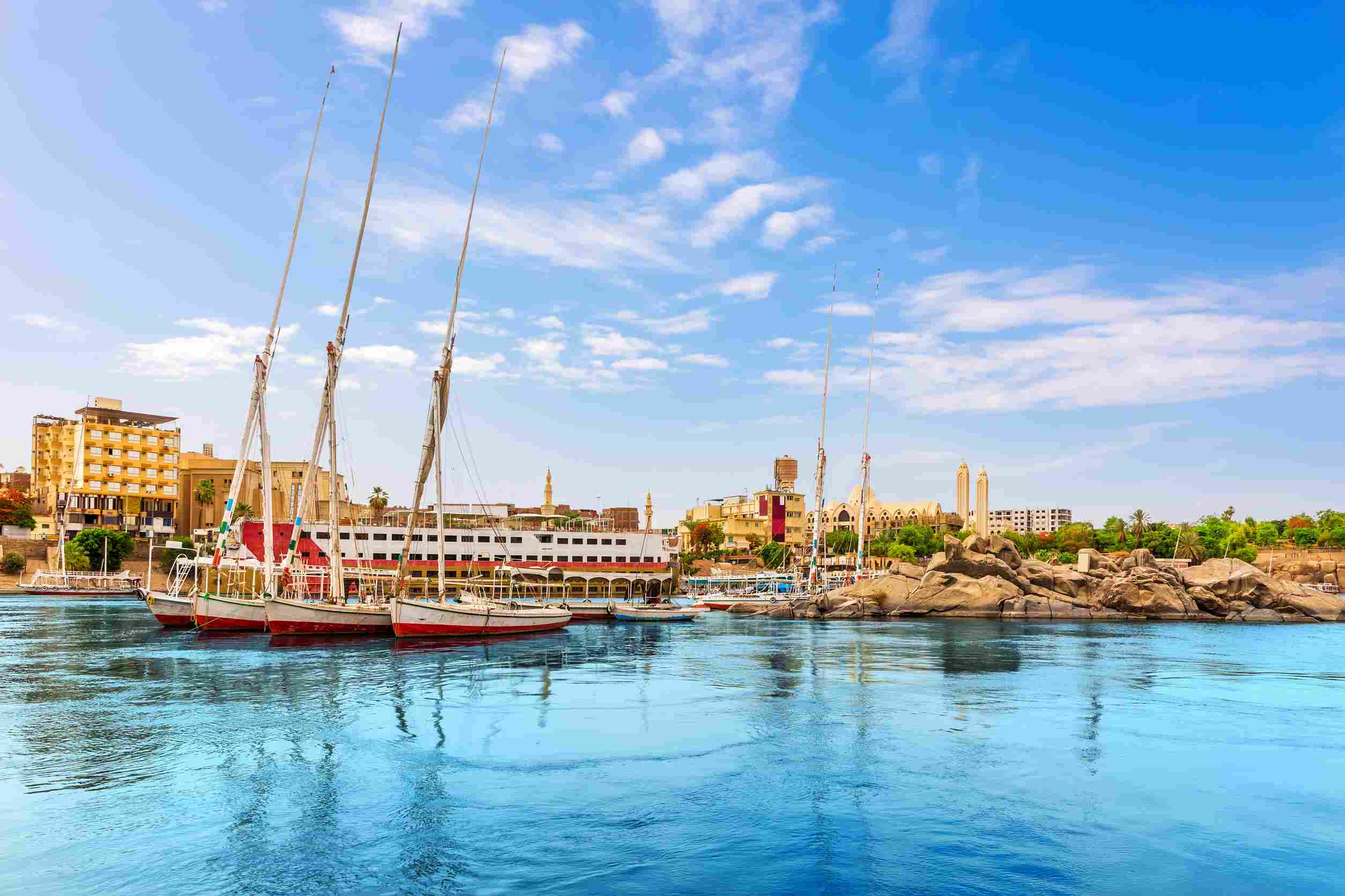 https egypt eta com images beautiful sailboats by the bank of the nile aswan egypt