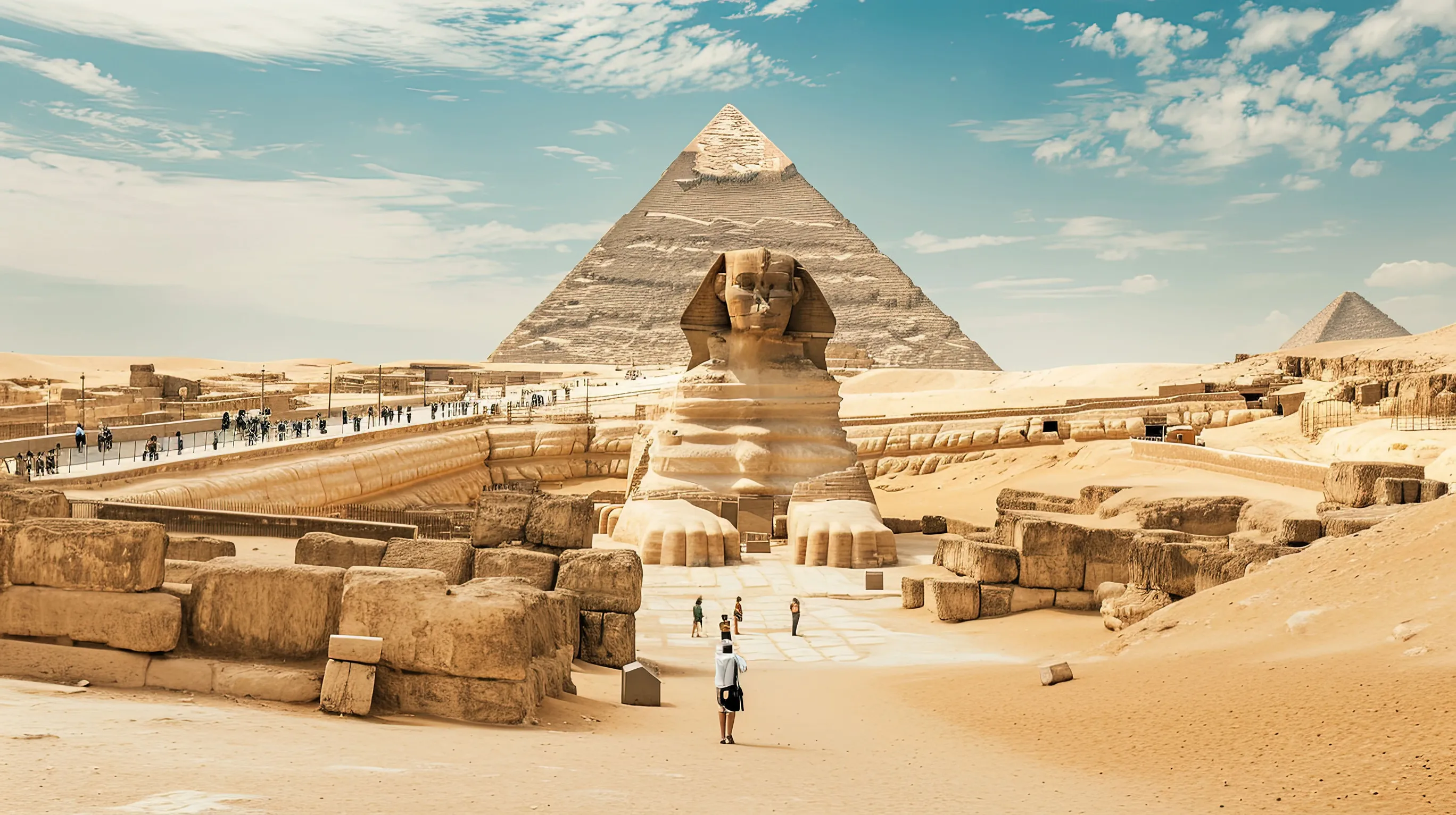 https egypt eta com images capture the monumental scale and ancient grandeur of the pyramids of giza