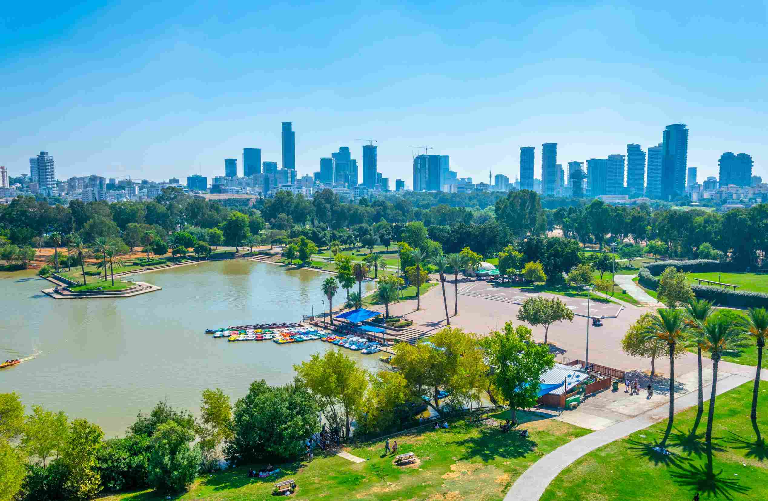 https egypt eta com images cityscape of tel aviv viewed from tlv balloon flying over hayarkon park israel