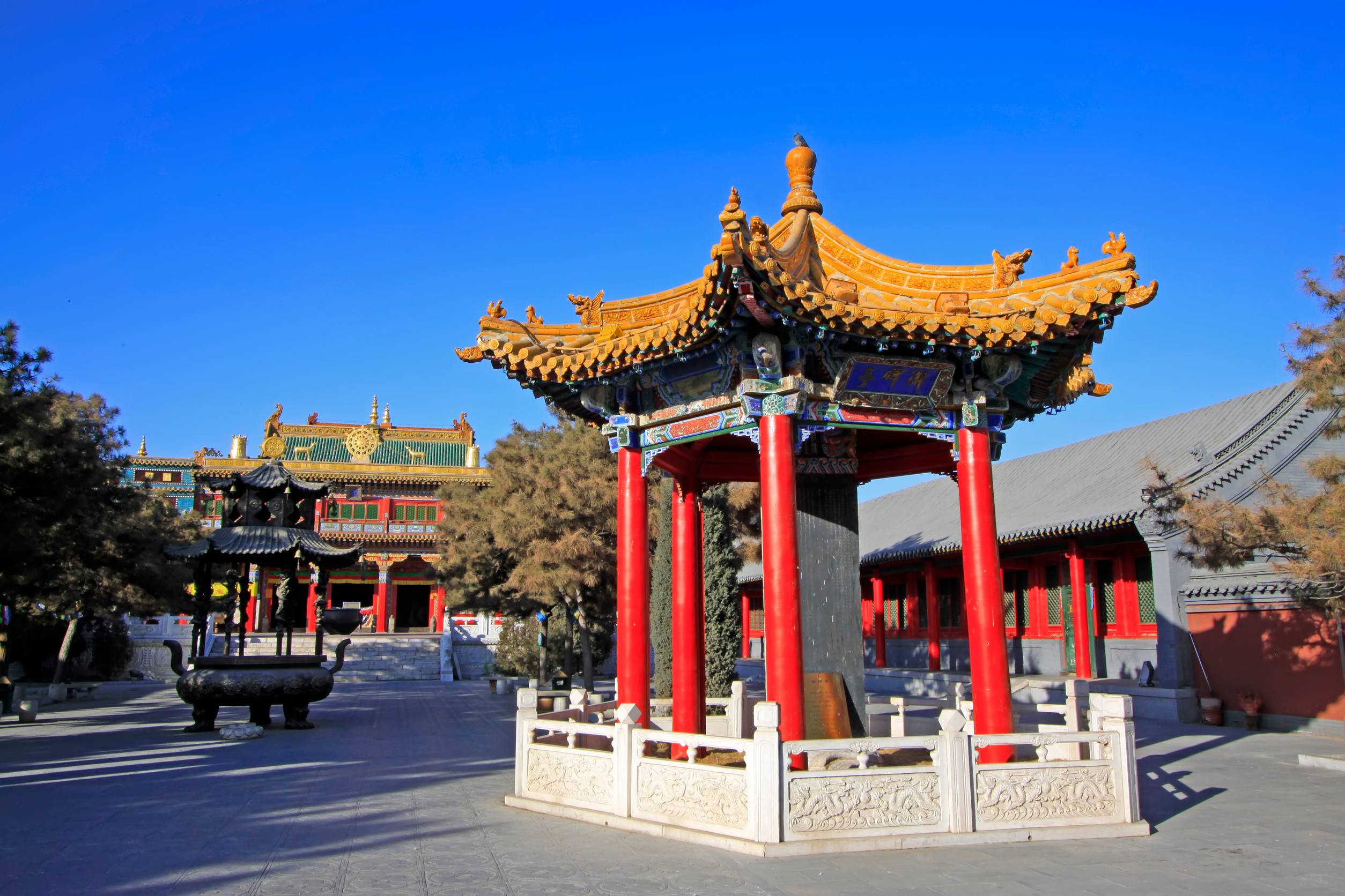 https egypt eta com images imperial stone tablet pavilion building scenery in the xilituzhao lamasery