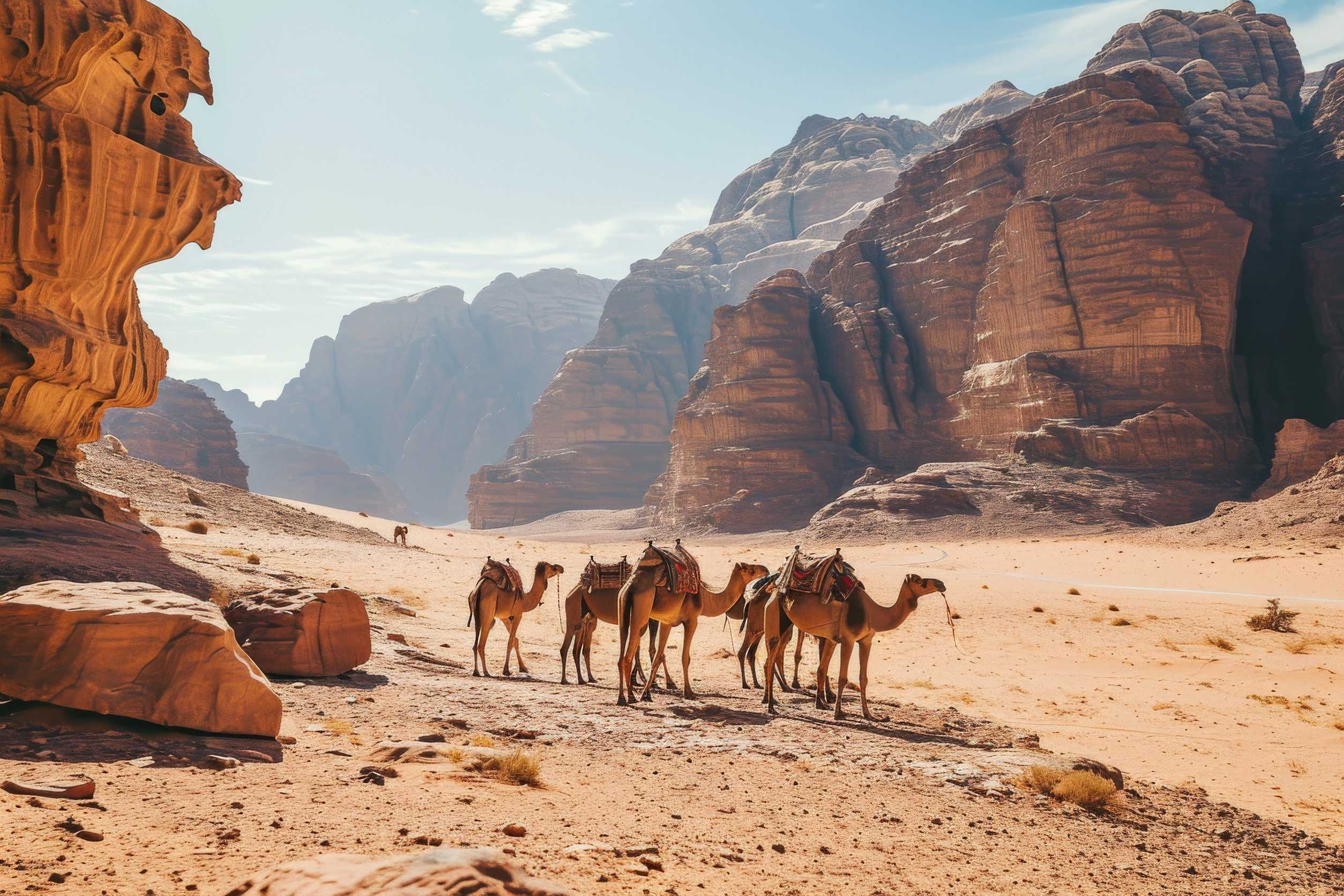 Jordan Wadi Rum Is One Of The Most Visited Tourist Sites In The World