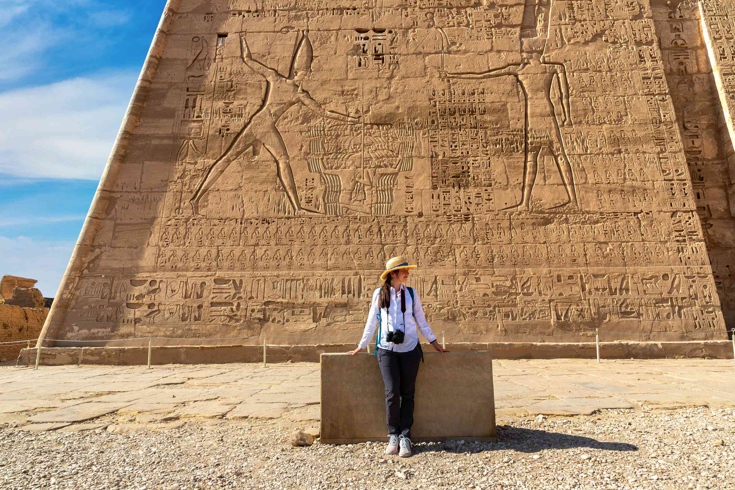 Medinet Habu Temple In Luxor Valley Of King Egypt