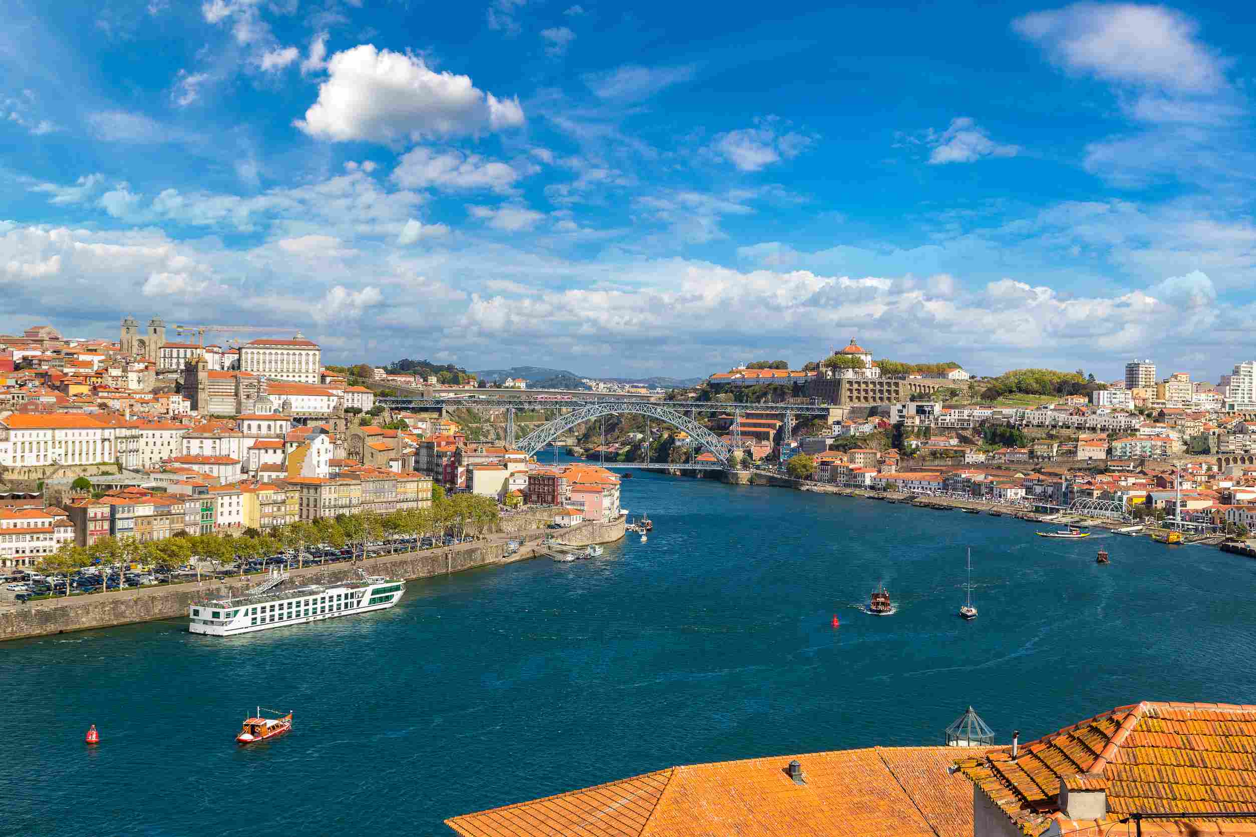 https egypt eta com images panoramic aerial view of dom luis bridge in porto in a beautiful summer day portugal