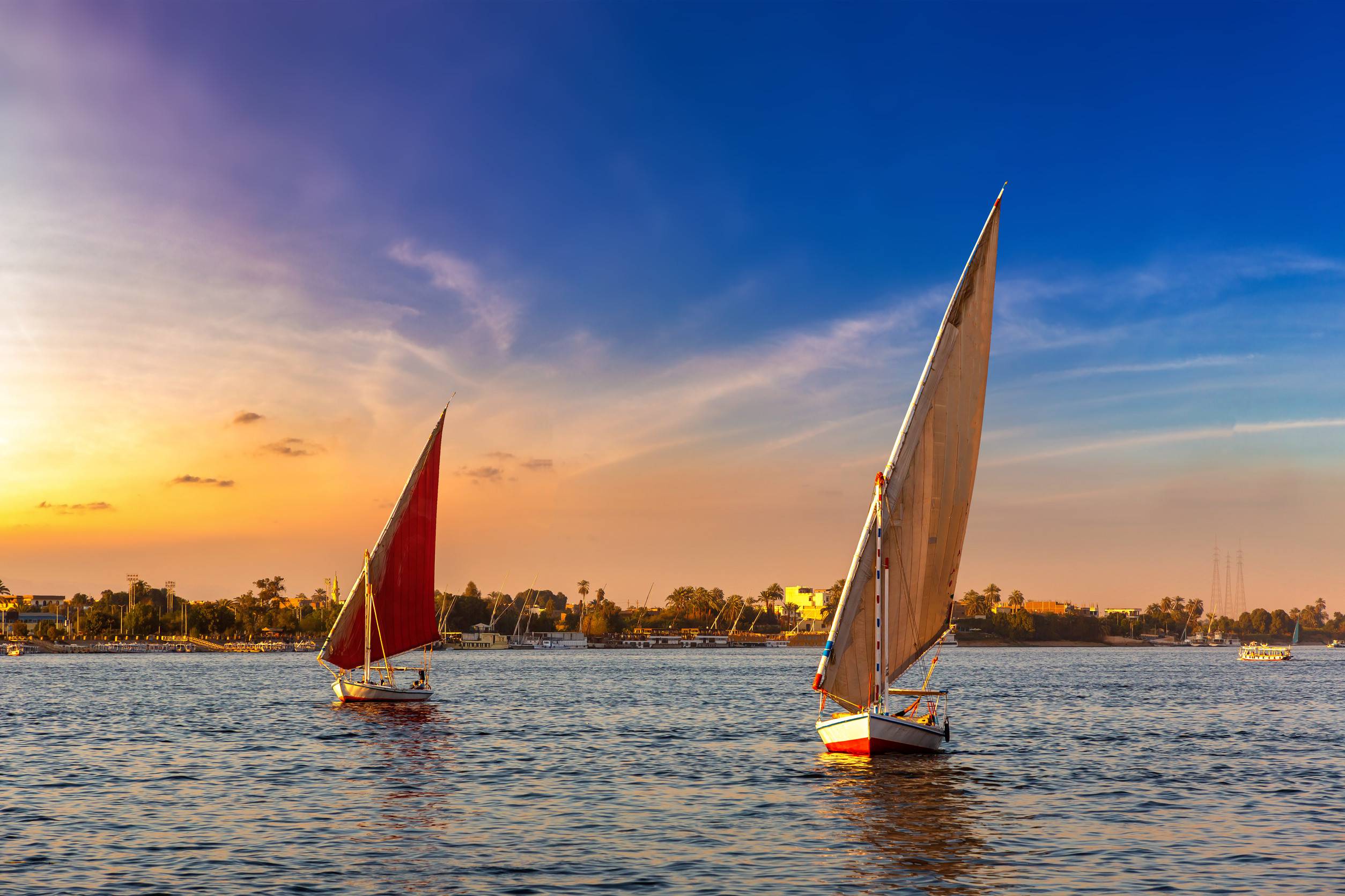 https egypt eta com images sailboat on nile at sunset in a summer evening