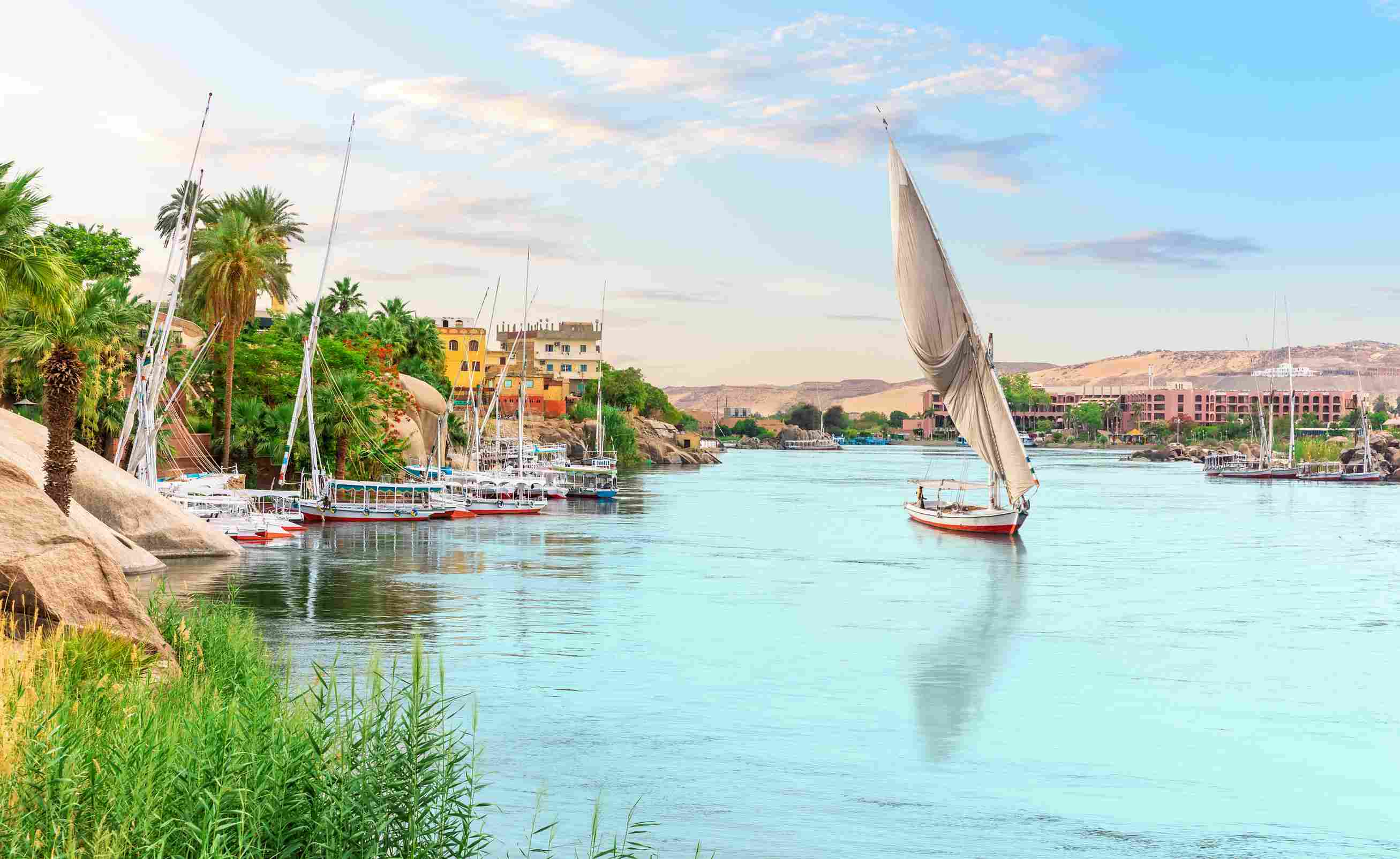 https egypt eta com images traditional felucca in the nile river aswan egypt beautiful summer scenery